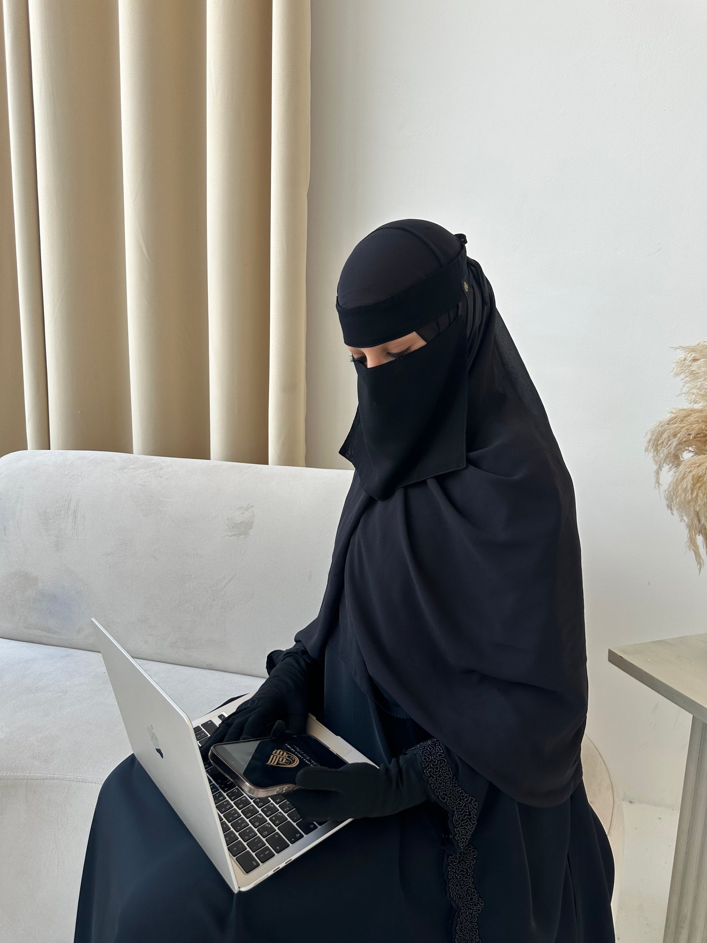 Saudi Style Niqab (Without Nose string)
