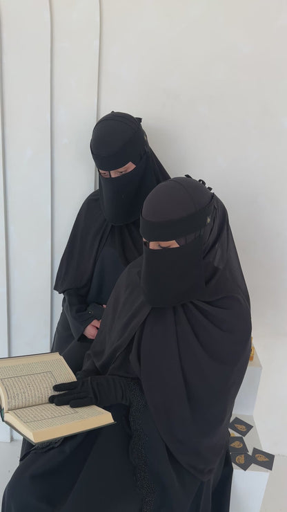 Saudi Style Niqab (With nose string)